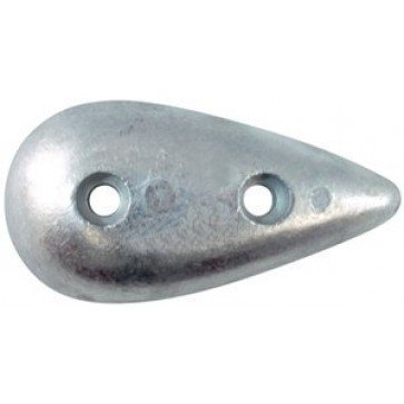 Teardrop Anode with Holes - Alloy - 90mmL x 45mmW x 14mmH