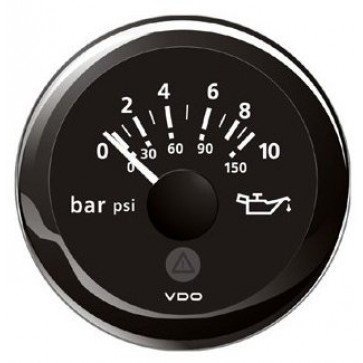 VDO Viewline 52mm 10 Bar Engine Oil Pressure Gauges