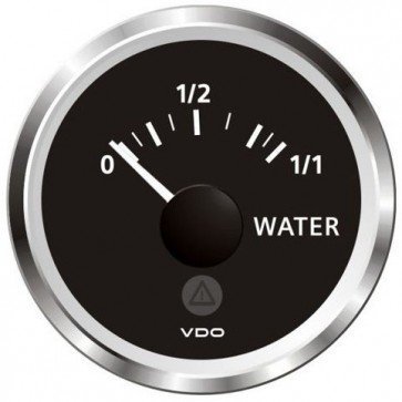 VDO Viewline 52mm Fresh Water Level Gauges -Triangular Bezel
