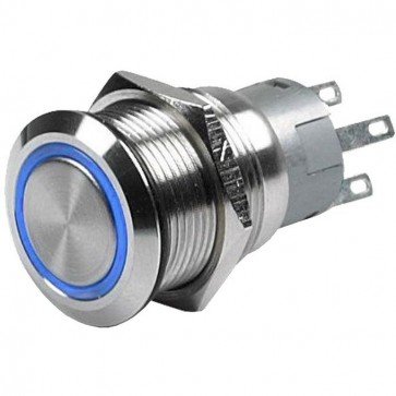 Hella Stainless Steel Latching 12V LED Switches