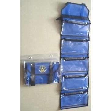 <p>Lure Bag rolls out to reveal 5 clear storage pockets.</p>