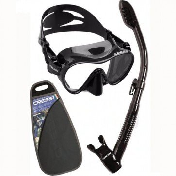 Cressi F1 Mask & Tao Snorkel Sets