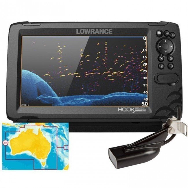 Bruni 2x Protective Film for Lowrance Hook Reveal 9 Screen