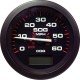 Black Amega Domed Instruments - GPS Speedometer - 0-60mph