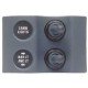 BEP Micro Modular Switch Panel - 1x2 Way & 1x3 Way Switch Panel - Black