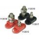 BEP Insulated Single Power Stud - Insulated Power Stud 6mm Red