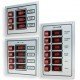 Silver Alloy Switch Panel - Illuminated 3 Vertical Switch Panel