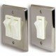Frilight Light Switches - Light Switch - Double - S/S