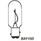 Quartz Halogen Bulbs - Quartz Halogen Bulb 24V 10w BAY15D - 68mm