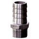 Hose Tail Stainless Steel - Hose Tail, 13mm Hose - 1/2