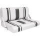 Flip Back Double Seats - White/Charcoal