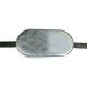 Oval Anodes with Straps - Zinc - 7kg