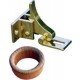 Finger Catches - Brass Catch With Ring - 28mmL x 16mmW x 28mmH