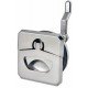 316 Stainless Steel Square Lift Ring Latches - No Lock