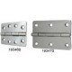 Heavy Duty 316 Stainless Steel Butt Hinges - 101mm x 82mm - 11mm - 6mm Screws