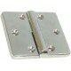 Heavy Duty 316 Stainless Steel Separating Hinges - 99mm x 106mm - 17mm - Right - 6mm Screws