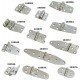 Pressed Stainless Steel Hinges - 36mm x 41mm - 20mm - 18/18mm Split, 10mm Offset