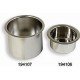 Stainless Steel Recessed Drink Holder - Recessed Drink Holder - Small