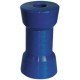 Hard Blue Polyethylene Rollers - Keel - 110mm