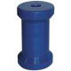 Hard Blue Polyethylene Rollers - Keel - 114mm
