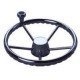 Five Spoke Stainless Steel Steering Wheel - 340mm