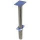 Stainless Steel Bait Board Post and Holder - Straight