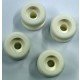 Shock Cord Buttons - white - large