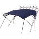 Oceansouth Whitewater Pro Bimini Top with Rocket Launcher - Mounting Width: 1.5-1.7m - Canopy 1.4m - Blue