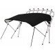 Oceansouth Whitewater Pro Bimini Top with Rocket Launcher - Mounting Width: 1.5-1.7m - Canopy 1.4m - Black