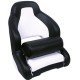 Axis H52 Flip Up Boat Seats - Black/White