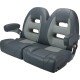 Relaxn Cruiser High Back Double Seats - Dark Grey/Light Grey