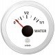 VDO Viewline 52mm Resistive Fresh Water Gauges - 0-1/1 - White