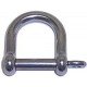 8mm S/S Wide D Shackle