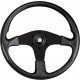 Ultraflex Corsica Soft Grip Steering Wheels - Black Spokes