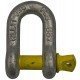 PWB Tested Galvanised D Shackles - 6mm