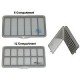 Magnetic Fly Hook Boxes - 6 Compartment Fly Hook Box