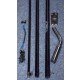 Hookem Outrigger Pole Set - 2 x 16ft 3pc - Flush Mount