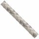 Robline 8 Plait Dinghy Rope - White/silver - 5mm x 100m