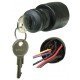 Sierra Ignition Switches - Glass Filled Polyester - 3 position magento off-run-start - Short Shaft