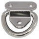 Folding Eye Plates stainless steel - Plate with 6mm x 40mm dee ring