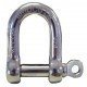 Bridco Load Rated D Shackle - 10mm - 0.75 Ton WLL
