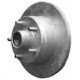 Dunbier Galvanised Disc Brake Wheel Hub - 5 stud “HT” pattern with Slimline bearing set, No Seal