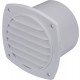 Surface Mounting Vents with Tails - White - 128mmW x 128mmH