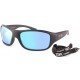 Tonic Sunglasses - Glass Lenses - Evo Glass - Lense: Blue Mirror Frame: Black