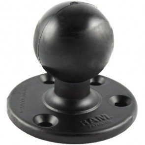 RAM Large Round Plate With 2.25" D Size Ball
