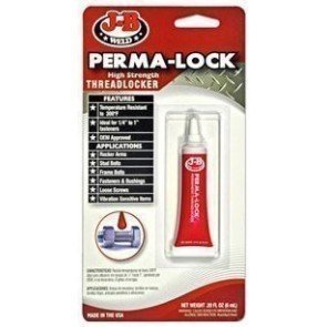 JB Weld Perma-Lock Threadlocker - High - Red - 13ml