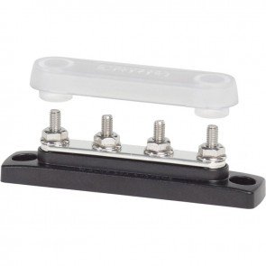 Blue Sea Common 100A Mini BusBar - 4 Gang with Cover