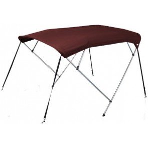 Oceansouth 4 Bow Bimini Top - Mounting Width: 1.5-1.7m - Canopy 1.4 - Maroon