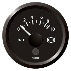 VDO Viewline 52mm Brake Pressure Gauge - Triangular Bezel