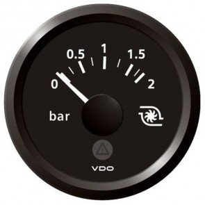 VDO Viewline 52mm Turbo Pressure Gauge - Triangular Bezel